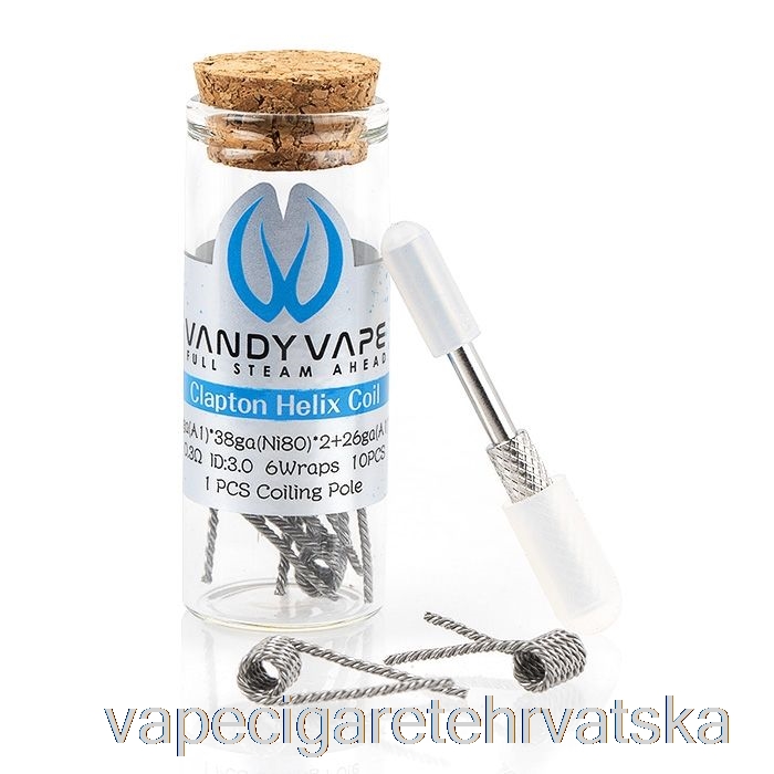 Vape Cigarete Vandy Vape Performanse Unaprijed Ugrađene Zavojnice 0,3 Ohma Clapton Helix Zavojnica